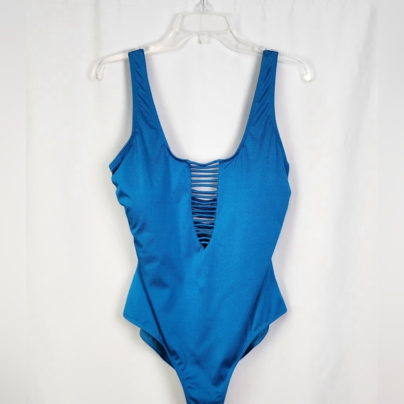 Women's Coastal Waves Teal One Piece Swimsuit Size 1X NWT - Picture 1 of 4